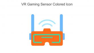 VR Gaming Sensor Colored Icon In Powerpoint Pptx Png And Editable Eps Format