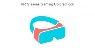 VR Glasses Gaming Colored Icon In Powerpoint Pptx Png And Editable Eps Format