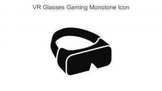 VR Glasses Gaming Monotone Icon In Powerpoint Pptx Png And Editable Eps Format