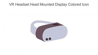VR Headset Head Mounted Display Colored Icon In Powerpoint Pptx Png And Editable Eps Format