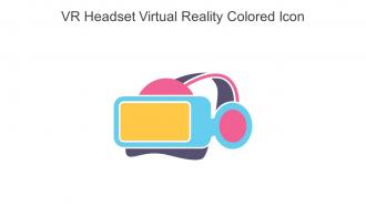 VR Headset Virtual Reality Colored Icon In Powerpoint Pptx Png And Editable Eps Format