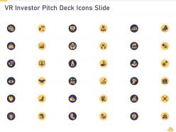 Vr investor pitch deck icons slide ppt professional elements