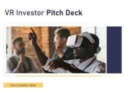 Vr investor pitch deck ppt template