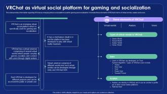 Vrchat As Virtual Social Platform For Gaming And Metaverse Alternate Reality Reshaping The Future AI SS V