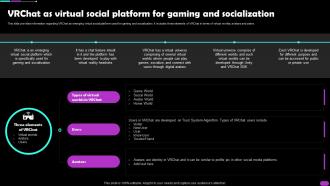 Vrchat As Virtual Social Platform For Gaming And Socialization Metaverse Everything AI SS V