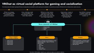 Vrchat As Virtual Social Platform Metaverse Explained Unlocking Next Version Of Physical World AI SS