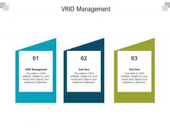Vrio management ppt powerpoint presentation ideas grid cpb
