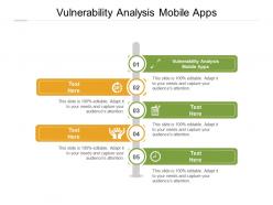 Vulnerability analysis mobile apps ppt powerpoint presentation file topics cpb