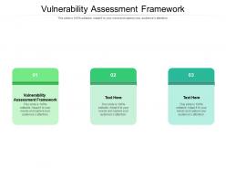 Vulnerability assessment framework ppt presentation portfolio inspiration cpb