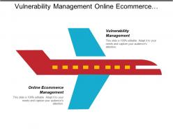 Vulnerability management online ecommerce management brainstorming product sales