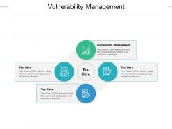Vulnerability management ppt powerpoint presentation inspiration infographics cpb