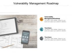 Vulnerability management roadmap ppt powerpoint presentation outline template cpb
