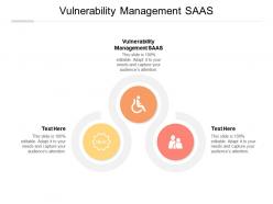 Vulnerability management saas ppt powerpoint presentation professional clipart cpb