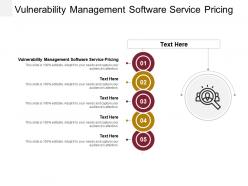 Vulnerability management software service pricing ppt powerpoint presentation inspiration cpb