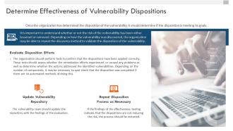 Vulnerability management whitepaper determine effectiveness of vulnerability dispositions