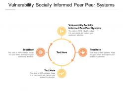 Vulnerability socially informed peer peer systems ppt powerpoint presentation infographic template themes cpb
