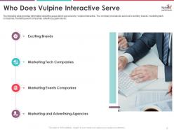 Vulpine interactive funding elevator pitch deck ppt template