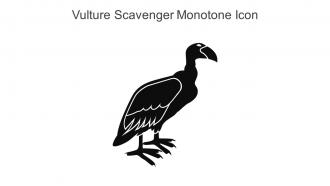 Vulture Scavenger Monotone Icon In Powerpoint Pptx Png And Editable Eps Format