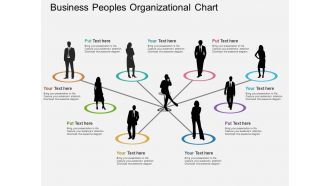 Vy business peoples organizational chart flat powerpoint design
