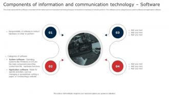 W86 Components Of Information And Communication Technology Software
