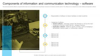 W89 Components Of Information And Communication Technology Software