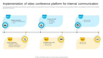 W95 Implementation Of Video Conference Platform For Internal Communication Instant Messenger In Internal