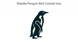 Waddle Penguin Bird Colored Icon In Powerpoint Pptx Png And Editable Eps Format