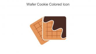 Wafer Cookie Colored Icon In Powerpoint Pptx Png And Editable Eps Format