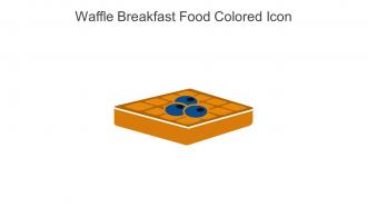 Waffle Breakfast Food Colored Icon In Powerpoint Pptx Png And Editable Eps Format