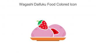 Wagashi Daifuku Food Colored Icon In Powerpoint Pptx Png And Editable Eps Format