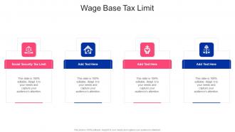 Wage Base Tax Limit In Powerpoint And Google Slides Cpb