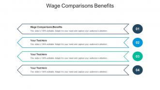 Wage comparisons benefits ppt powerpoint presentation slides layouts cpb