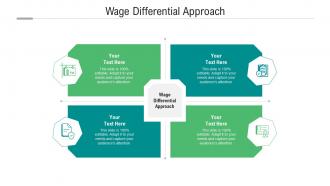 Wage differential approach ppt powerpoint presentation summary ideas cpb