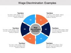 Wage discrimination examples ppt powerpoint presentation ideas smartart cpb