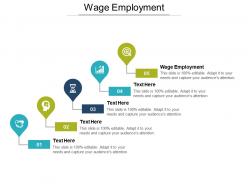 Wage employment ppt powerpoint presentation ideas background cpb