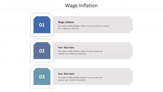 Wage inflation ppt powerpoint presentation icon ideas cpb