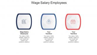 Wage salary employees ppt powerpoint presentation summary slideshow cpb