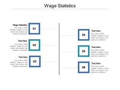 Wage statistics ppt powerpoint presentation professional design ideas cpb
