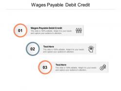 Wages payable debit credit ppt powerpoint presentation styles pictures cpb
