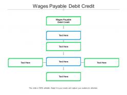 Wages payable debit credit ppt powerpoint presentation summary pictures cpb