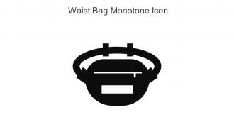 Waist Bag Monotone Icon In Powerpoint Pptx Png And Editable Eps Format