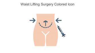 Waist Lifting Surgery Colored Icon In Powerpoint Pptx Png And Editable Eps Format