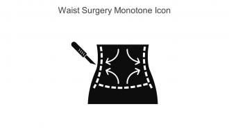 Waist Surgery Monotone Icon In Powerpoint Pptx Png And Editable Eps Format
