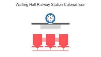 Waiting Hall Railway Station Colored Icon In Powerpoint Pptx Png And Editable Eps Format