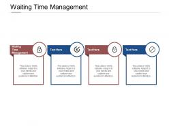 Waiting time management ppt powerpoint presentation gallery layout ideas cpb