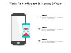 Waiting time to upgrade smartphone software