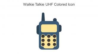 Walkie Talkie UHF Colored Icon In Powerpoint Pptx Png And Editable Eps Format