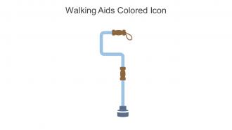 Walking Aids Colored Icon In Powerpoint Pptx Png And Editable Eps Format