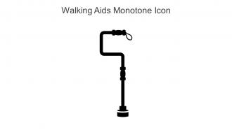 Walking Aids Monotone Icon In Powerpoint Pptx Png And Editable Eps Format