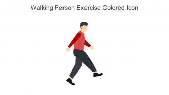 Walking Person Exercise Colored Icon In Powerpoint Pptx Png And Editable Eps Format